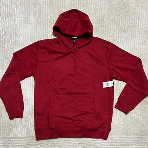 Men's RVCA VA soft Red Hoodie Sweater